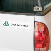 Autocollant De Voiture Noeud de trinité de turquoise (Sur camion)