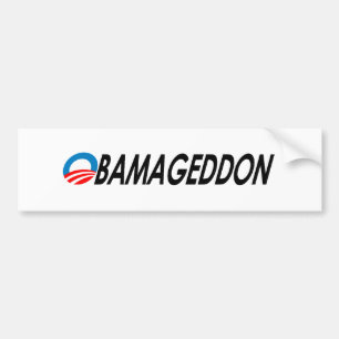 Autocollant De Voiture Noir d'Obamageddon