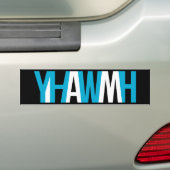 Autocollant De Voiture Nom de Dieu - YHWH "JE SUIS " (En voiture)