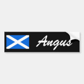 Autocollant De Voiture Nom personnalisé Scottish Flag bsct (Devant)