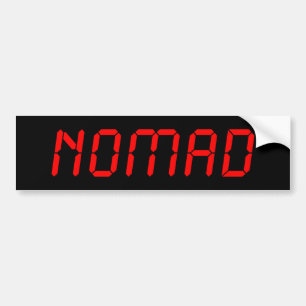 AUTOCOLLANT DE VOITURE NOMADE NUMÉRIQUE