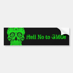 Autocollant De Voiture Non au bumpersticker d'OGM