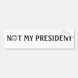 Autocollant De Voiture non mon président