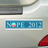 AUTOCOLLANT DE VOITURE NOPE 2012 (En voiture)