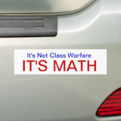 Autocollant De Voiture NotClassWarfareMath (En voiture)
