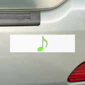 Autocollant De Voiture Note de musique de chaux (En voiture)