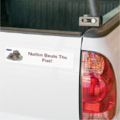 Autocollant De Voiture Nothin bat Fiat (Sur camion)
