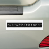 Autocollant De Voiture #notmypresident (En voiture)