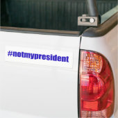 Autocollant De Voiture #notmypresident (Sur camion)