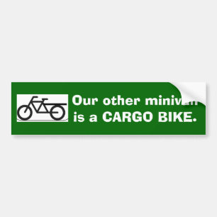 Autocollant De Voiture Notre autre monospace est un VÉLO de CARGAISON