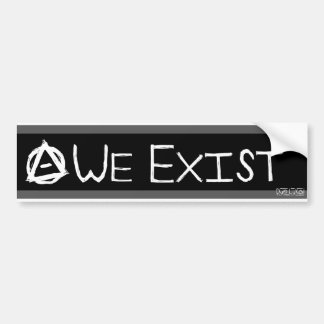 Autocollant De Voiture "Nous existons" Therian Bumpersticker