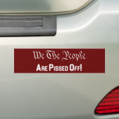 Autocollant De Voiture Nous Le Peuple (En voiture)