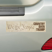 Autocollant De Voiture Nous, le peuple et la Constitution Trump (En voiture)