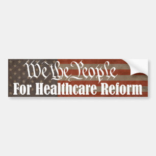 Autocollant De Voiture Nous les personnes pour la réforme de soins de