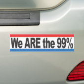 Autocollant De Voiture Nous sommes les 99% (En voiture)
