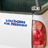Autocollant De Voiture Nouveau Lou Dobbs 2008 (Sur camion)