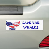 Autocollant De Voiture Nouvelle-Baleine-Queue-[Converti] (En voiture)