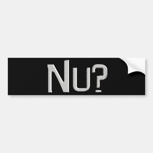 Autocollant De Voiture Nu (Devant)