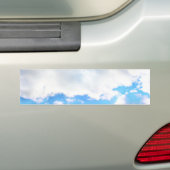 Autocollant De Voiture Nuages blancs et ciel bleu (En voiture)