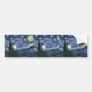 Autocollant De Voiture Nuit étoilée par Van Gogh
