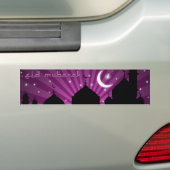 Autocollant De Voiture Nuit violette de la mosquée de l'Aïd - Bumper Stic (En voiture)