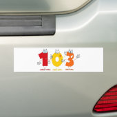 Autocollant De Voiture Numéro 103 (En voiture)