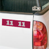 Autocollant De Voiture Numéro de maison, ajouter du texte de modification (Sur camion)