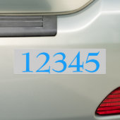 Autocollant De Voiture Numéro de maison Sticker modifier le texte (En voiture)