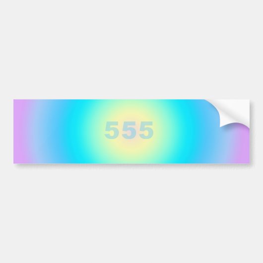 Autocollant De Voiture Numéros D'Angle 555 - Changements À L'Horizon (Devant)