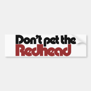 Autocollant De Voiture N'utilisez pas la fonction REDHEAD