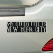 AUTOCOLLANT DE VOITURE NYC (En voiture)