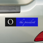 Autocollant De Voiture O | le bleu du président | (En voiture)