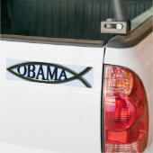 AUTOCOLLANT DE VOITURE OBAMA (Sur camion)