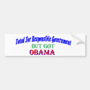 AUTOCOLLANT DE VOITURE OBAMA3