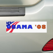 Autocollant De Voiture Obama 08 (En voiture)