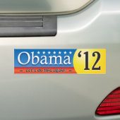 Autocollant De Voiture Obama '12 (En voiture)