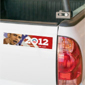 Autocollant De Voiture Obama 2012 (Sur camion)