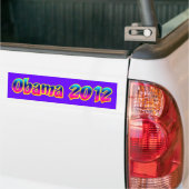 Autocollant De Voiture Obama 2012 (Sur camion)