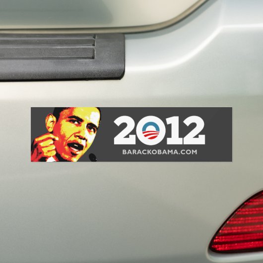 Autocollant De Voiture Obama 2012 (En voiture)