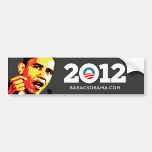 Autocollant De Voiture Obama 2012