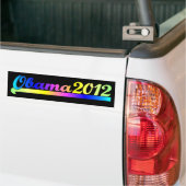 Autocollant De Voiture Obama 2012 (Sur camion)