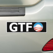 Autocollant De Voiture Obama 2012 GTFO (En voiture)