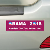 Autocollant De Voiture Obama 2016 (En voiture)