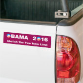 Autocollant De Voiture Obama 2016 (Sur camion)