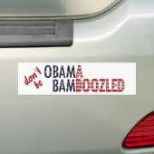 Autocollant De Voiture Obama a embobiné - customisé (En voiture)
