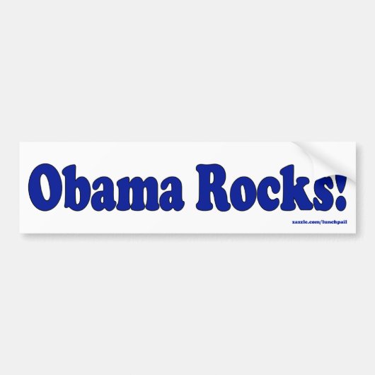 Autocollant De Voiture Obama bascule Bumpersticker (Devant)