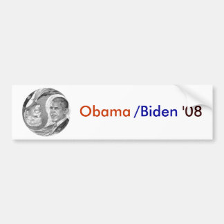 Autocollant De Voiture Obama /Biden '08