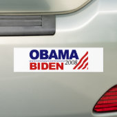 Autocollant De Voiture Obama Biden 2008 (En voiture)