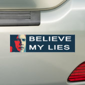 Autocollant De Voiture Obama croient Sheeple (En voiture)