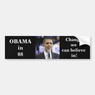 Autocollant De Voiture OBAMA dans 08